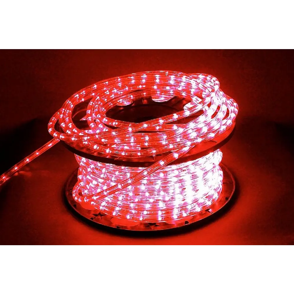 Фото Электрогирлянда комнатная Sneha 11-2w-100m-220v-led-u rd дюралайт 100 м 3600 ламп красный 1 режим работы Фото Электрогирлянда комнатная Sneha 11-2w-100m-220v-led-u rd дюралайт 100 м 3600 ламп красный 1 режим работы