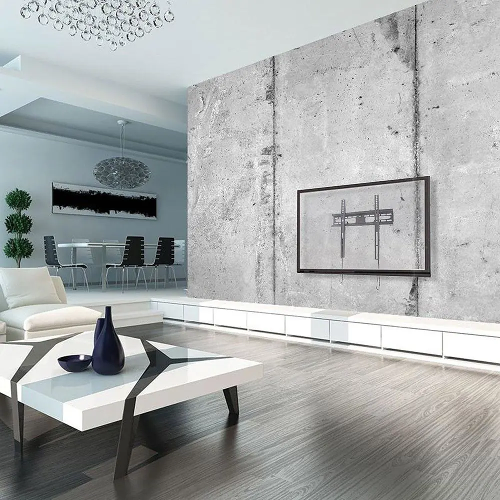 Фото 2 Кронштейн для крепления телевизора Kromax Flat-3 new сталь максимальная нагрузка 55 кг цвет черный Фото 2 Кронштейн для крепления телевизора Kromax Flat-3 new сталь максимальная нагрузка 55 кг цвет черный
