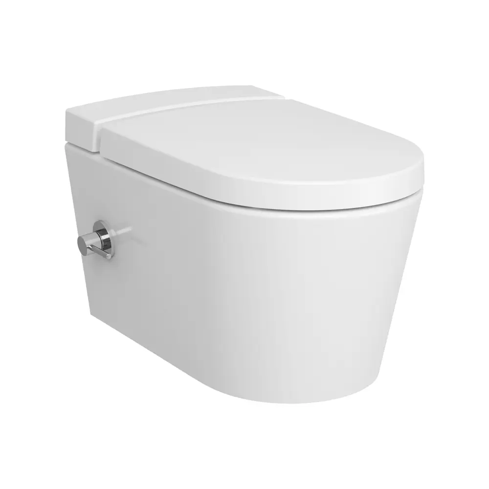 Фото Подвесной унитаз VitrA Nest 5176B003-6233 безободковый c функцией биде, сиденье микролифт Фото Подвесной унитаз VitrA Nest 5176B003-6233 безободковый c функцией биде, сиденье микролифт
