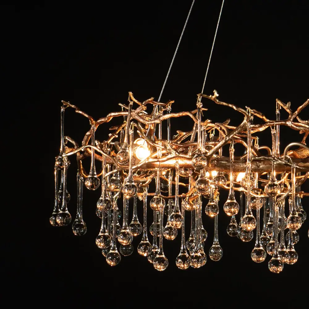 Фото 4 Люстра подвесная Loft It Bijout 10068-800 gb 8 ламп 11.43 м² цвет золото Фото 4 Люстра подвесная Loft It Bijout 10068-800 gb 8 ламп 11.43 м² цвет золото