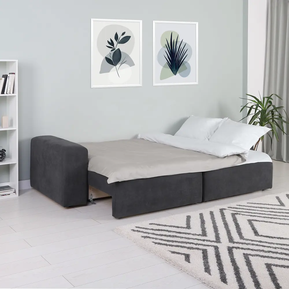 Фото 31 Диван Nrava Stout Alba 260x90x100 см ткань цвет графит Фото 31 Диван Nrava Stout Alba 260x90x100 см ткань цвет графит