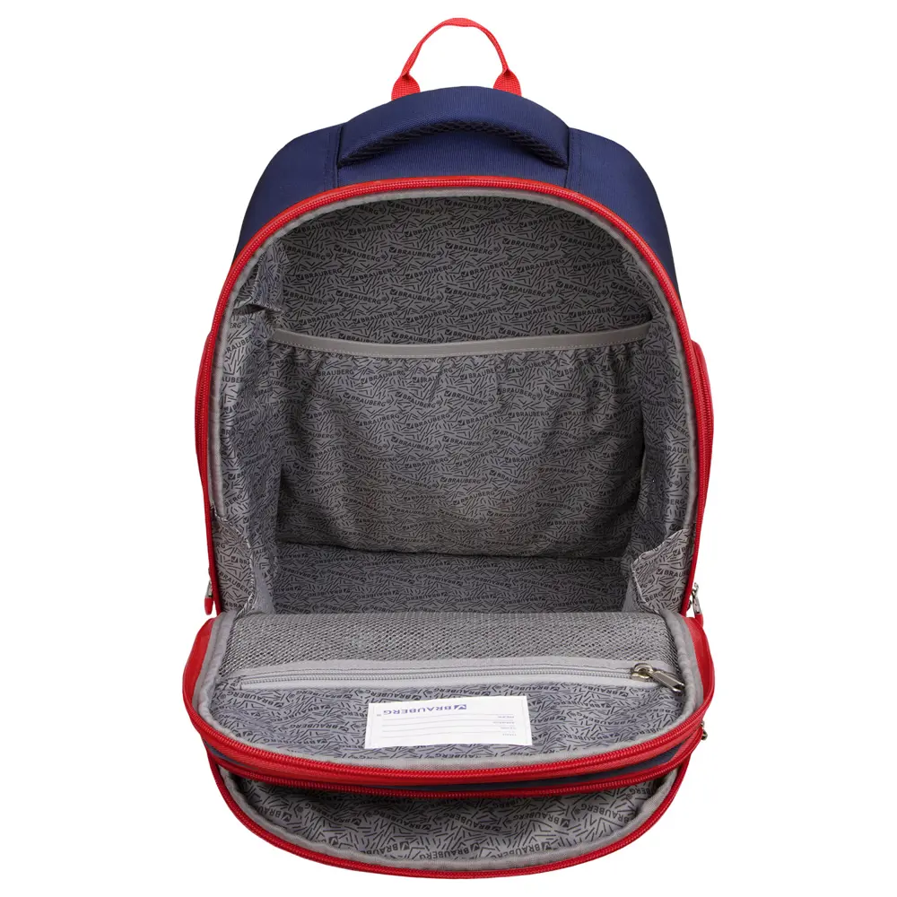 Фото Рюкзак Brauberg Classic 32x37x21 см нейлон цвет синий Фото Рюкзак Brauberg Classic 32x37x21 см нейлон цвет синий