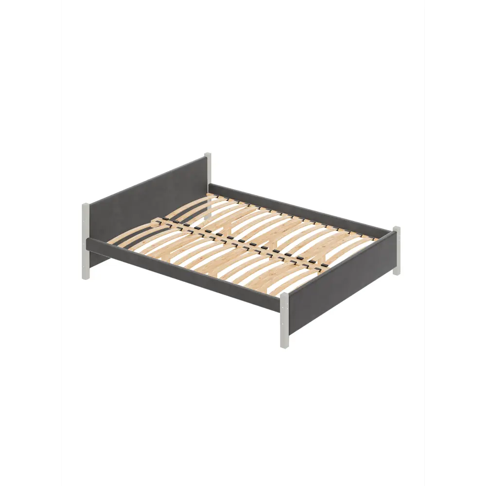 Фото Кровать Solarius Двуспальная Классика мягкая 1393 150 x 63 x 200 см массив сосны цвет темно-серый/платиновый Фото Кровать Solarius Двуспальная Классика мягкая 1393 150 x 63 x 200 см массив сосны цвет темно-серый/платиновый