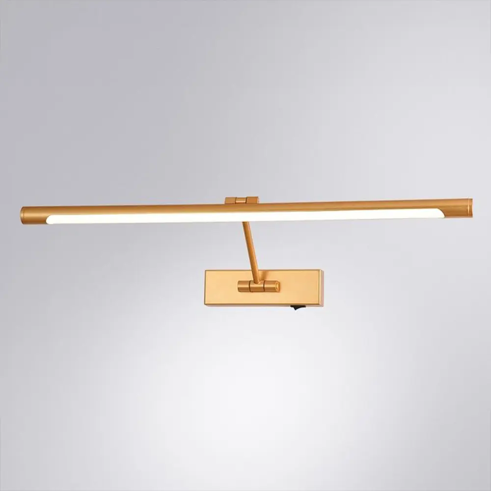 Фото 2 Подсветка для картин светодиодная Arte Lamp A1711AP-1GO нейтральный белый свет цвет золотистый Фото 2 Подсветка для картин светодиодная Arte Lamp A1711AP-1GO нейтральный белый свет цвет золотистый