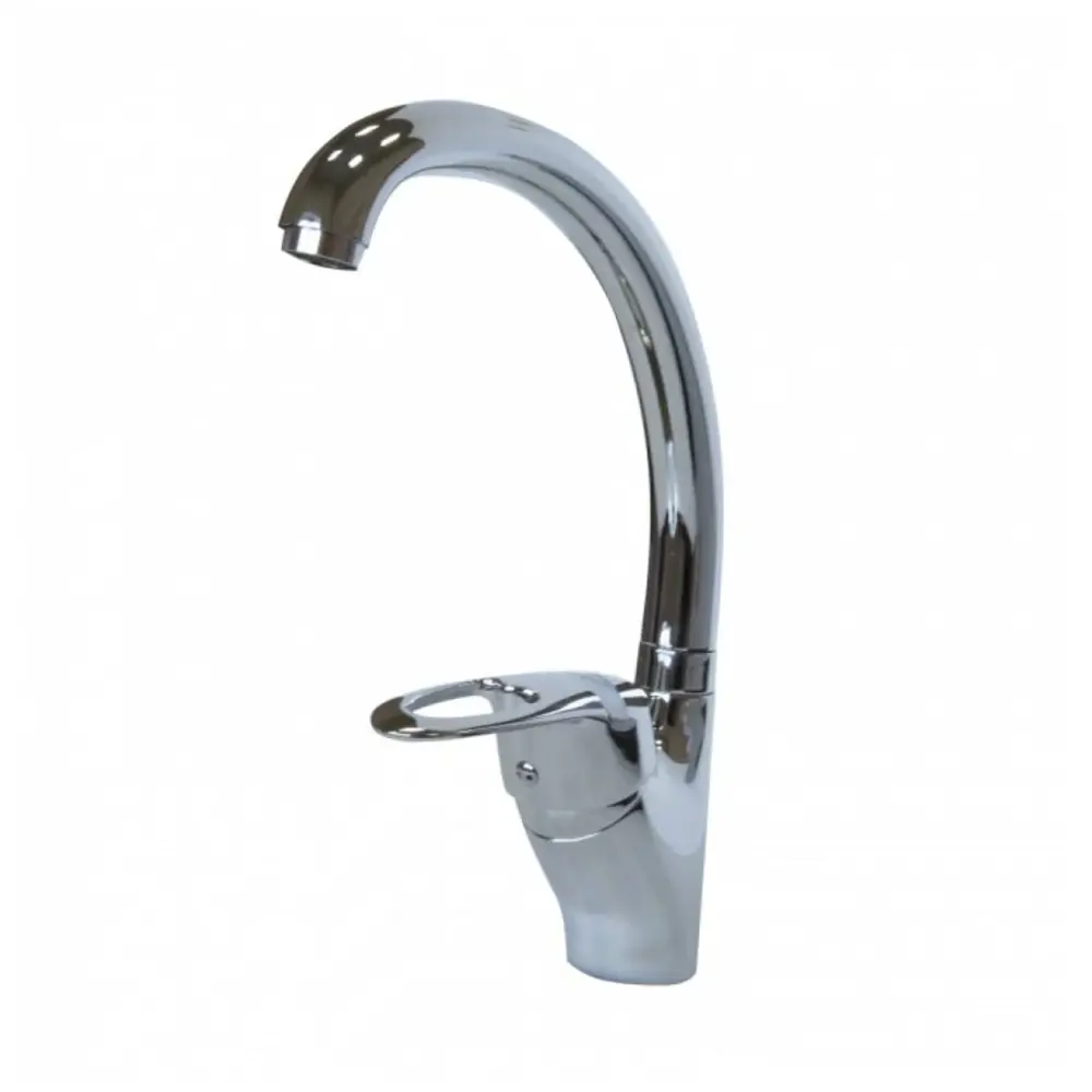 Фото Смеситель для кухни Frap F4105 латунь цвет сталь