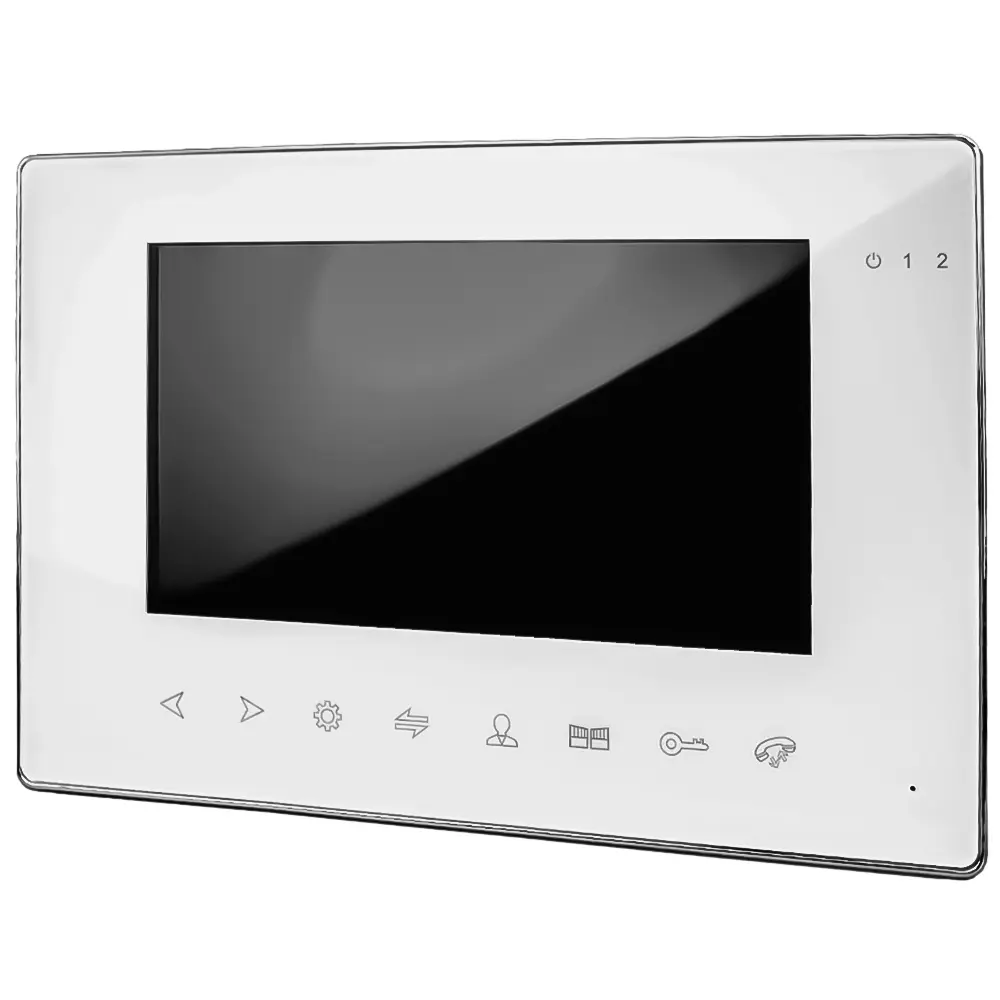 Фото 2 Комплект WI-FI видеодомофона Ps-link KIT-7421WS-28 7" цвет белый Фото 2 Комплект WI-FI видеодомофона Ps-link KIT-7421WS-28 7" цвет белый