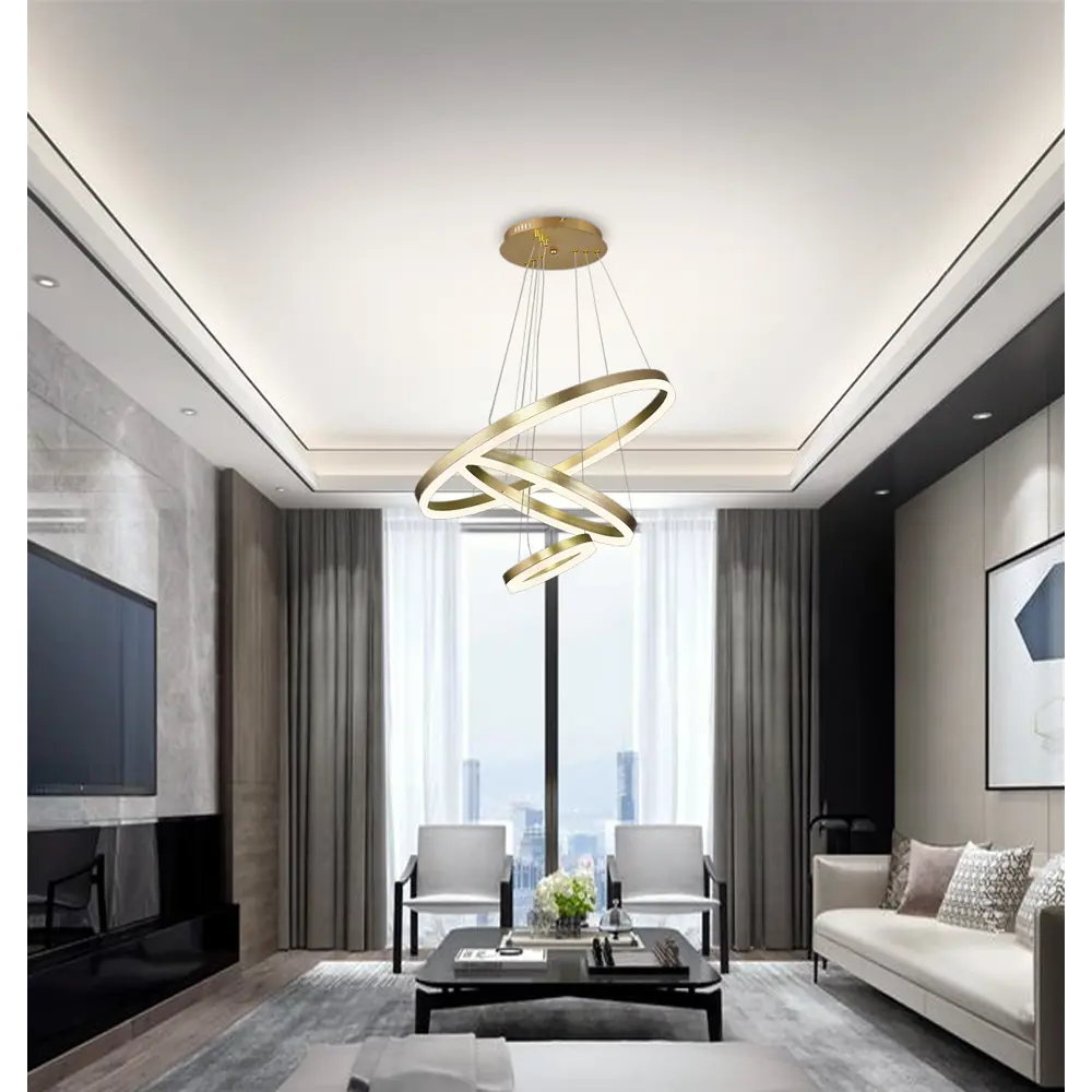 Фото 3 Люстра подвесная светодиодная NATALI KOVALTSEVA LED LAMPS 81279 OREOL 30 м² изменение оттенков белого свет цвет черный Фото 3 Люстра подвесная светодиодная NATALI KOVALTSEVA LED LAMPS 81279 OREOL 30 м² изменение оттенков белого свет цвет черный