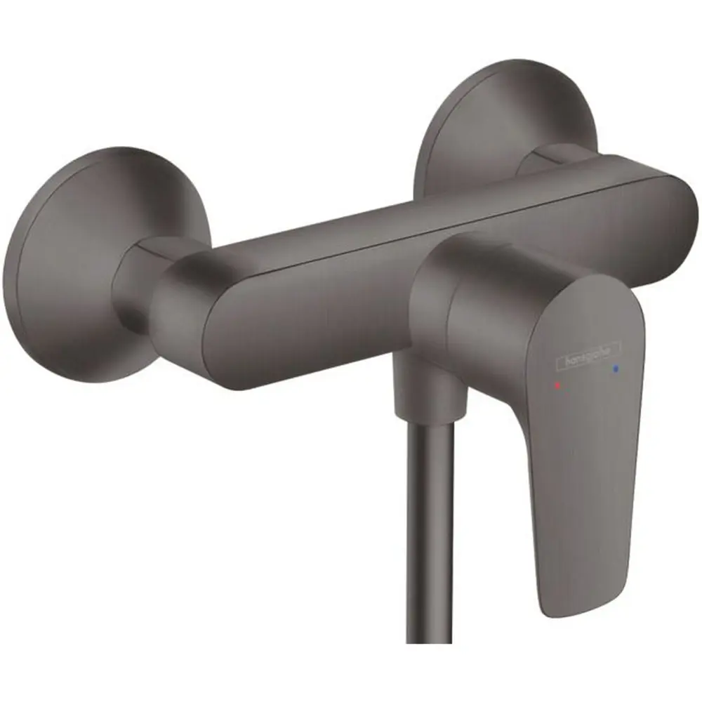 Фото 2 Смеситель для душа Hansgrohe Talis E хром-черный матовый Фото 2 Смеситель для душа Hansgrohe Talis E хром-черный матовый