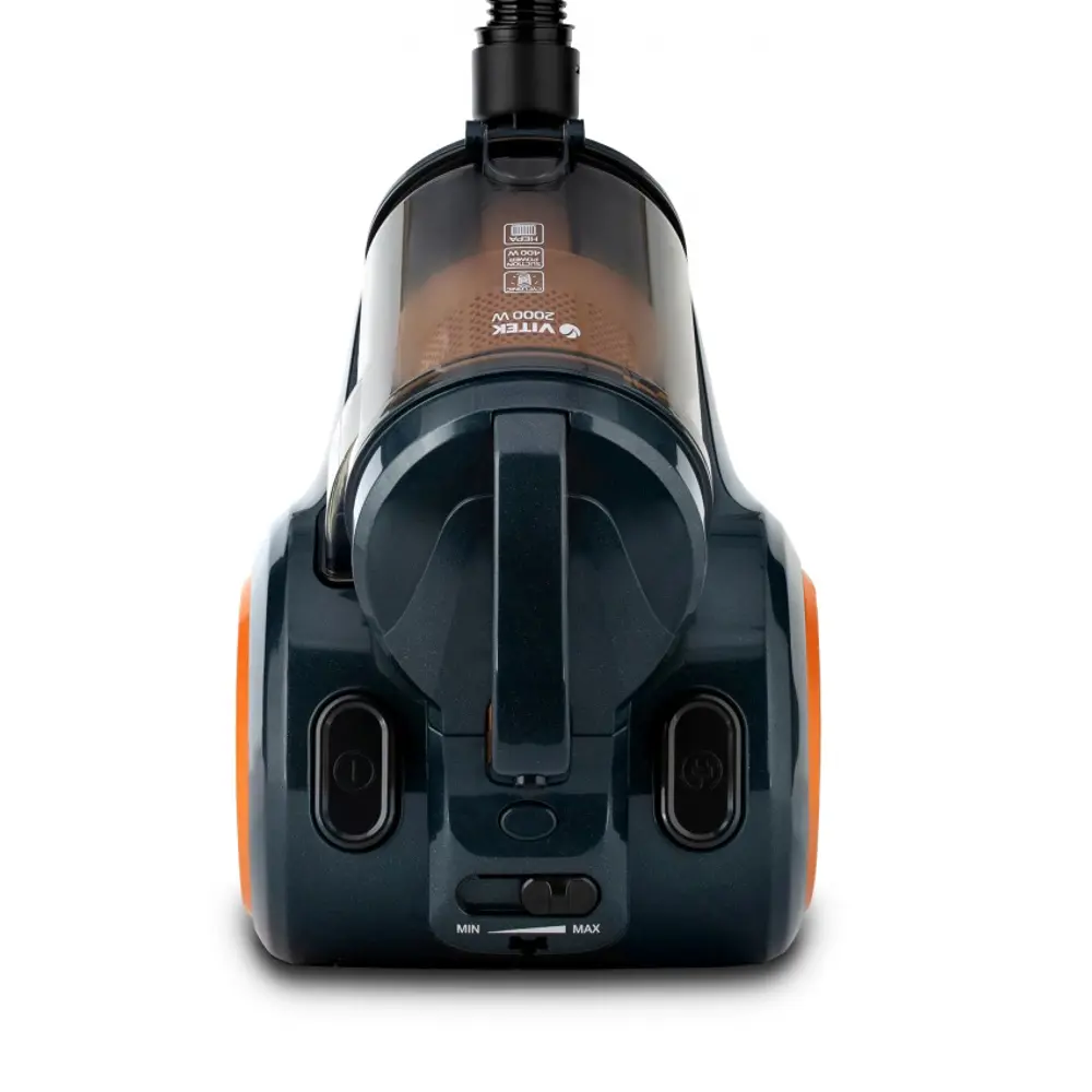 Фото 4 Пылесос с контейнером Vitek Vt-1894 2000 Вт цвет оранжевый Фото 4 Пылесос с контейнером Vitek Vt-1894 2000 Вт цвет оранжевый