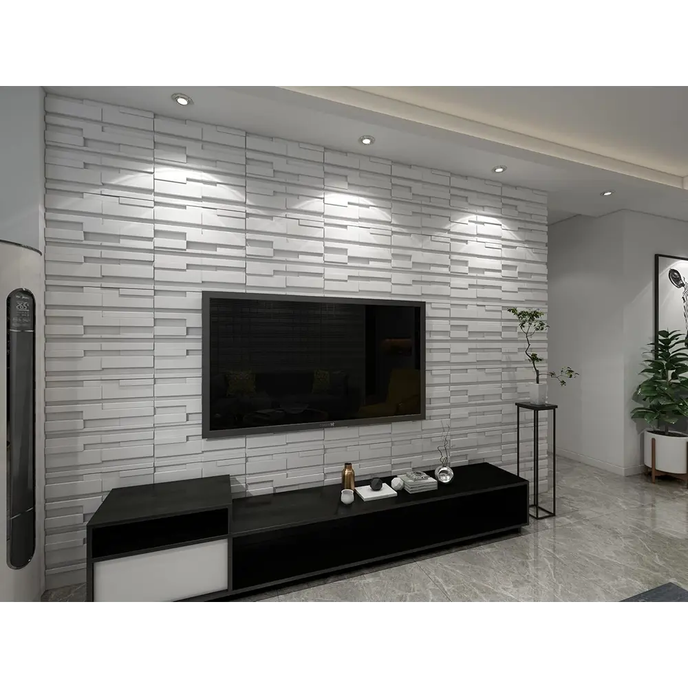 Фото 5 Стеновая панель 3D Sodin decor Камень белый 500x500x1мм 3м² 12шт Фото 5 Стеновая панель 3D Sodin decor Камень белый 500x500x1мм 3м² 12шт