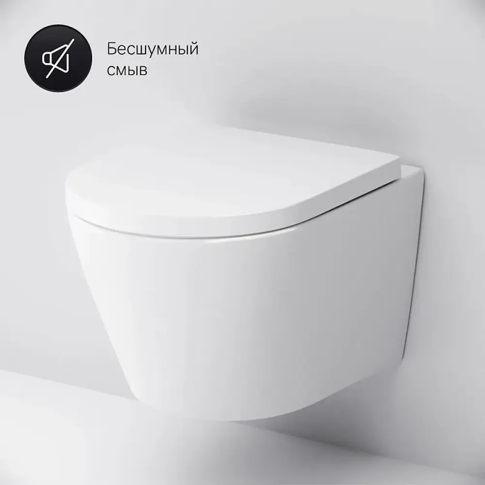 Фото 12 Инсталляция подвесной унитаз Am.pm Sense FlashClean с сиденьем микролифт, клавиша ProC S белый глянец Фото 12 Инсталляция подвесной унитаз Am.pm Sense FlashClean с сиденьем микролифт, клавиша ProC S белый глянец