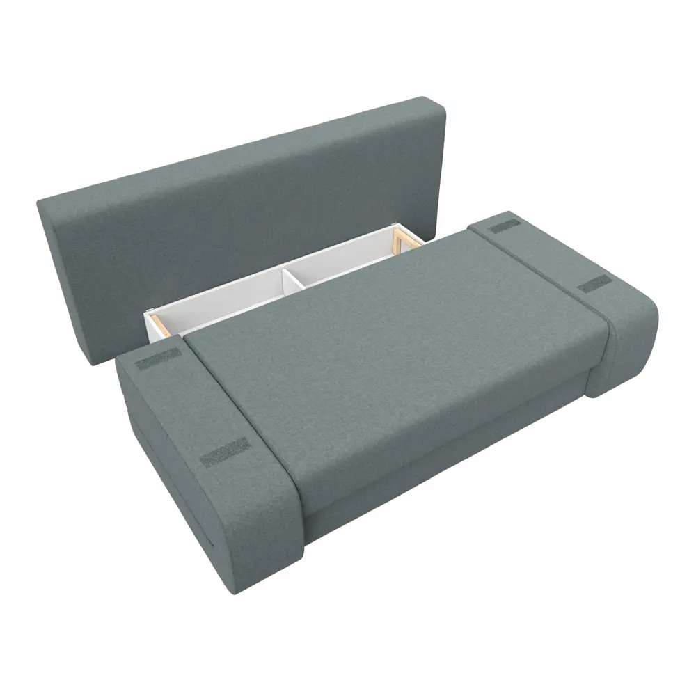 Фото 6 Диван Лига диванов Денвер 202x100x106 см рогожка цвет серый Фото 6 Диван Лига диванов Денвер 202x100x106 см рогожка цвет серый