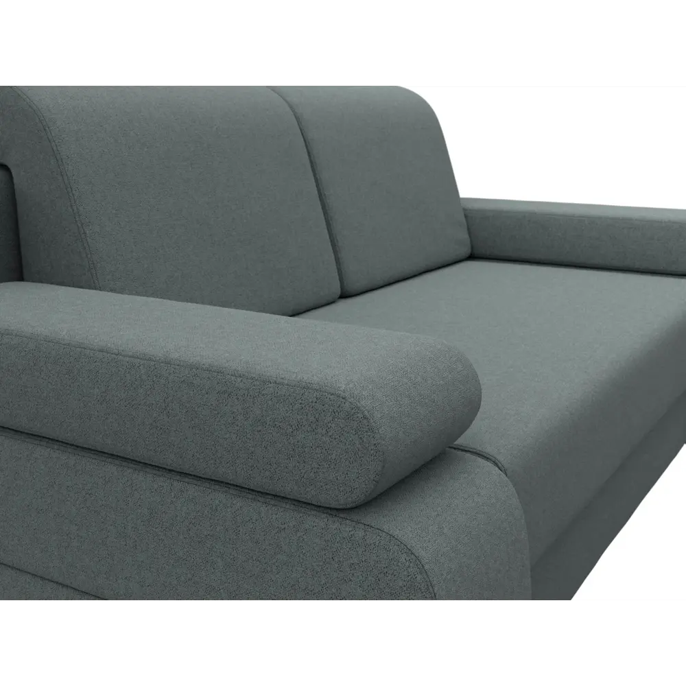 Фото 3 Диван Лига диванов Денвер 202x100x106 см рогожка цвет серый Фото 3 Диван Лига диванов Денвер 202x100x106 см рогожка цвет серый