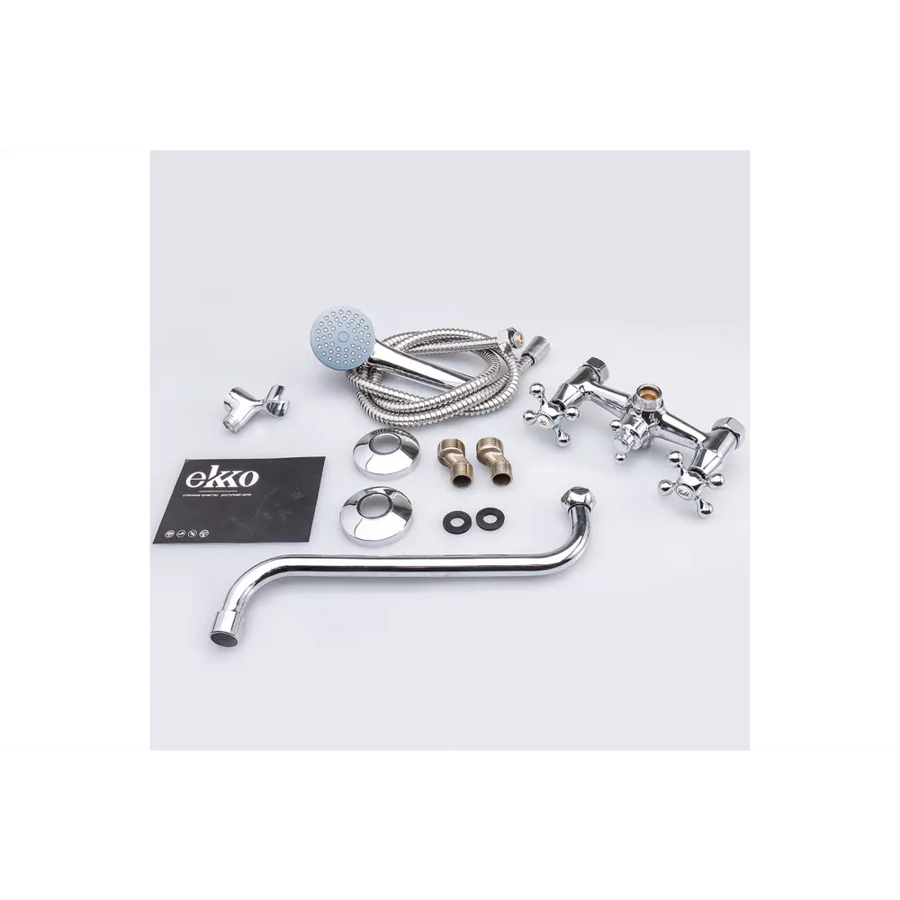 Фото 7 Смеситель кран для ванны Ekko E2612 с длинным изливом