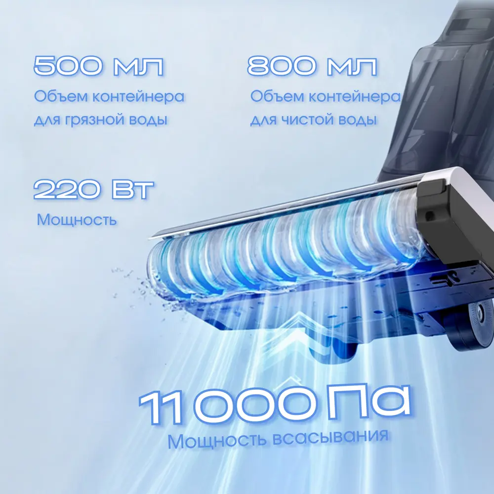 Фото 7 Пылесос вертикальный Tesler Pure storm wd-7300 0.8 л 2200 Вт цвет белый Фото 7 Пылесос вертикальный Tesler Pure storm wd-7300 0.8 л 2200 Вт цвет белый