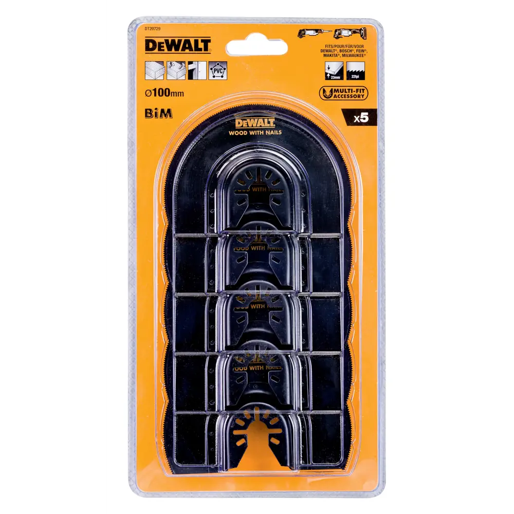 Фото 3 Насадка диск для реноватора по дереву Dewalt DT20729, 5 шт Фото 3 Насадка диск для реноватора по дереву Dewalt DT20729, 5 шт