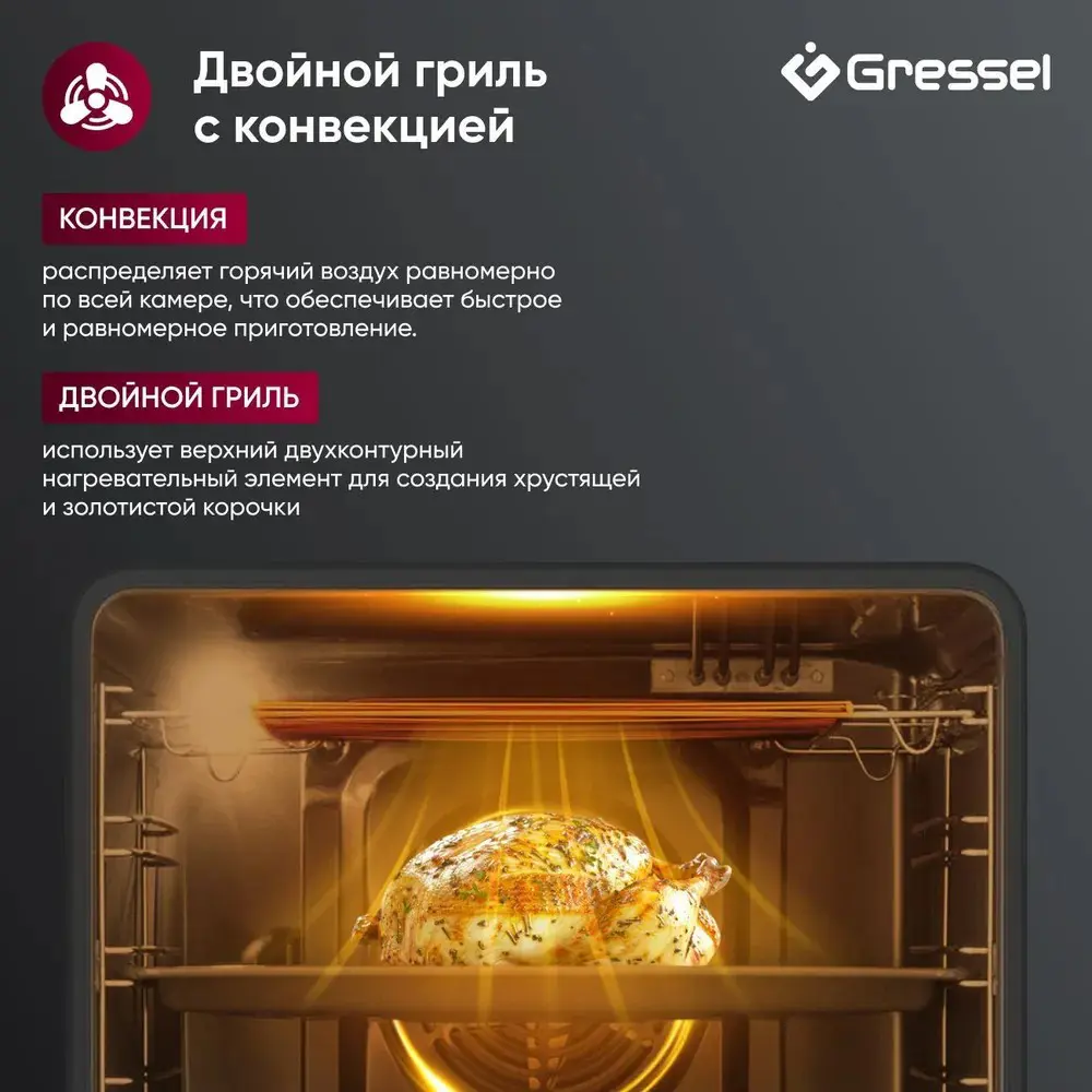 Фото 6 Комплект бытовой техники Gressel U66V68M41M01 см цвет нержавеющая сталь Фото 6 Комплект бытовой техники Gressel U66V68M41M01 см цвет нержавеющая сталь