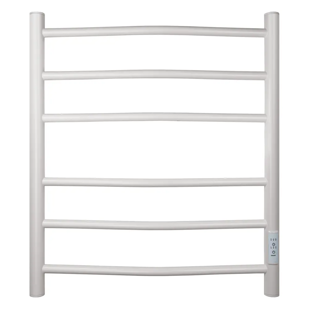 Фото 2 Полотенцесушитель электрический Primoclima Stella E White 500x600 мм 95 Вт с терморегулятором лесенка цвет белый матовый Фото 2 Полотенцесушитель электрический Primoclima Stella E White 500x600 мм 95 Вт с терморегулятором лесенка цвет белый матовый