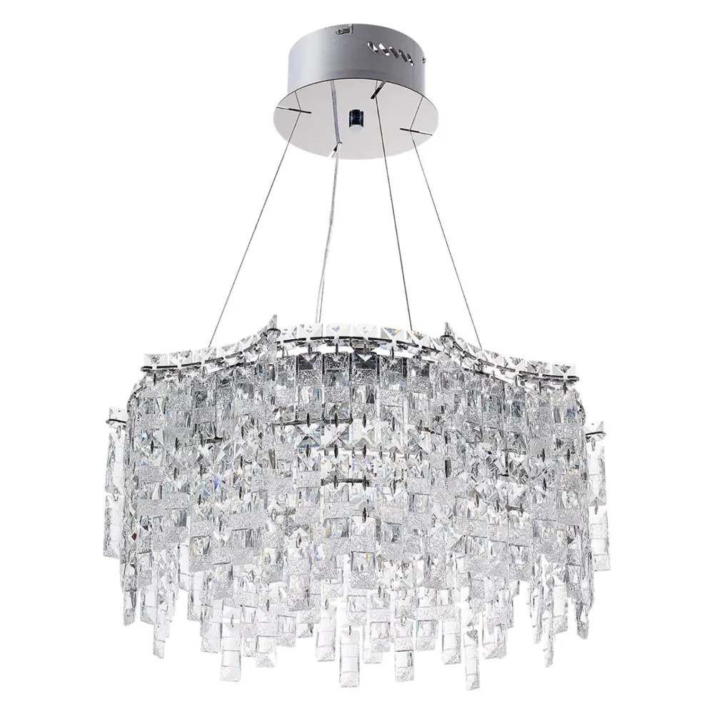 Фото Люстра подвесная светодиодная 5074/8 HALL ODL24 Rolta 529 прозрачная E14 8x40W Фото Люстра подвесная светодиодная 5074/8 HALL ODL24 Rolta 529 прозрачная E14 8x40W