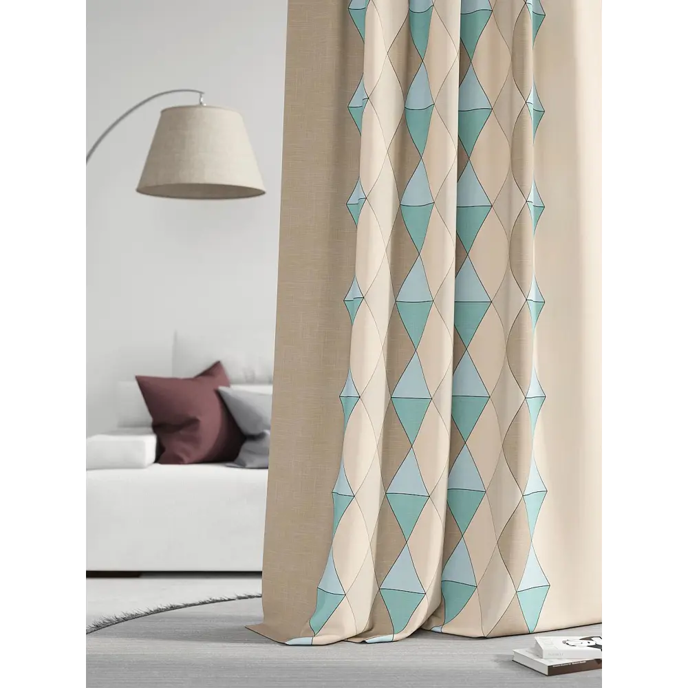 Фото 3 Штора на шторной ленте Comfy Way Нилсти - 08 CW593008-260, 260x150 см, цвет бежевый Фото 3 Штора на шторной ленте Comfy Way Нилсти - 08 CW593008-260, 260x150 см, цвет бежевый