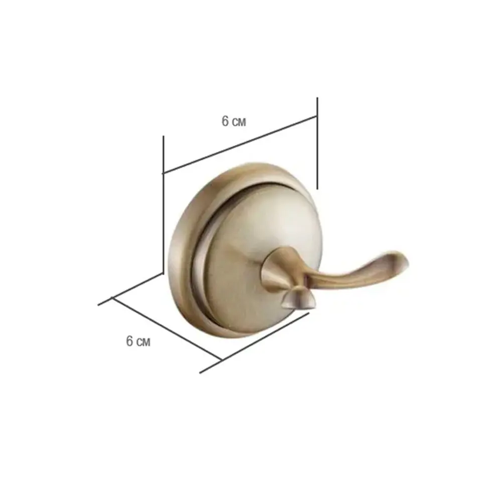 Фото 2 Крючок Ekko E3705-2 цвет медный