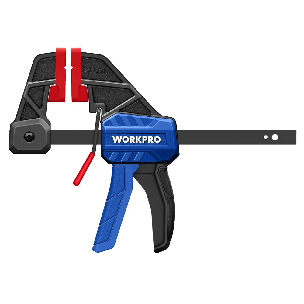 Фото Струбцина быстрозажимная Workpro WP232034 100 мм Фото Струбцина быстрозажимная Workpro WP232034 100 мм
