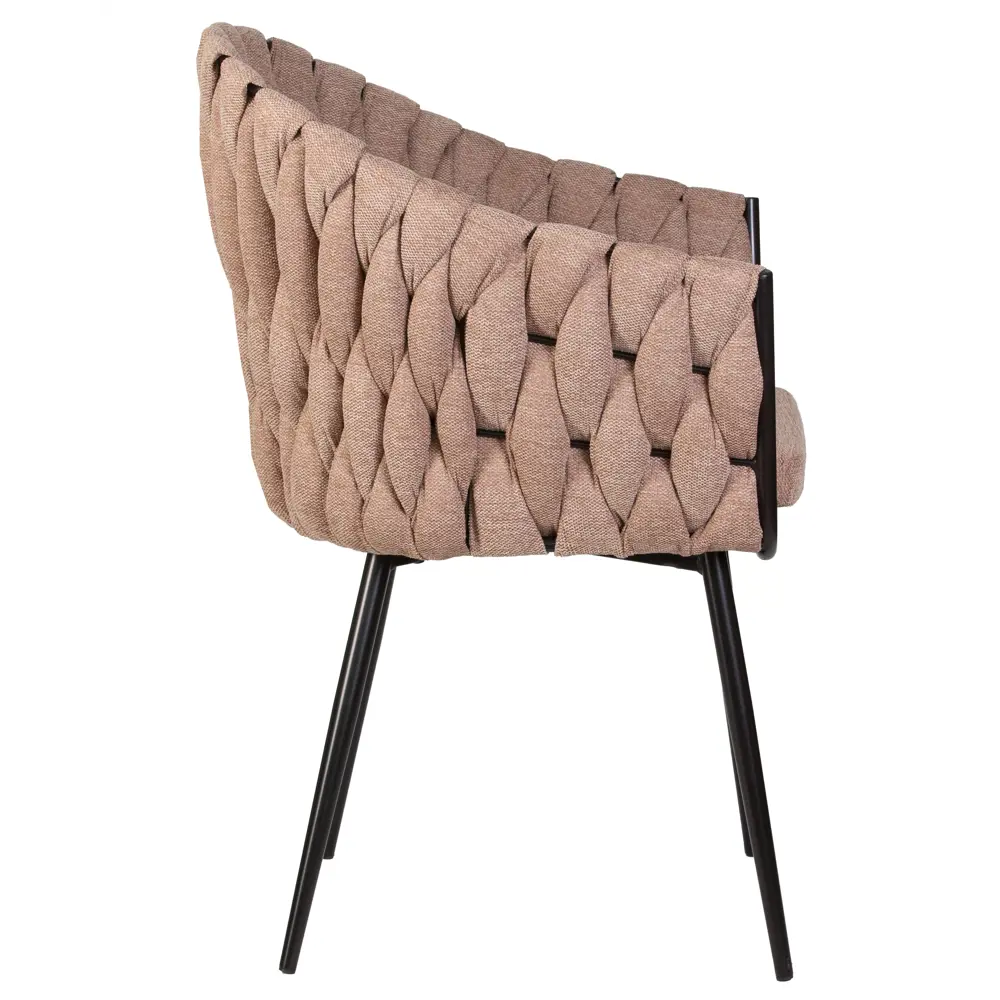 Фото 2 Кухонный стул Dobrin Matilda LM 62x62x56 см текстиль цвет коричневый Фото 2 Кухонный стул Dobrin Matilda LM 62x62x56 см текстиль цвет коричневый