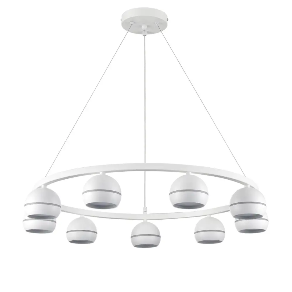 Фото Люстра подвесная Lumion 8254/9 COMFI LN25 цвет белый Фото Люстра подвесная Lumion 8254/9 COMFI LN25 цвет белый