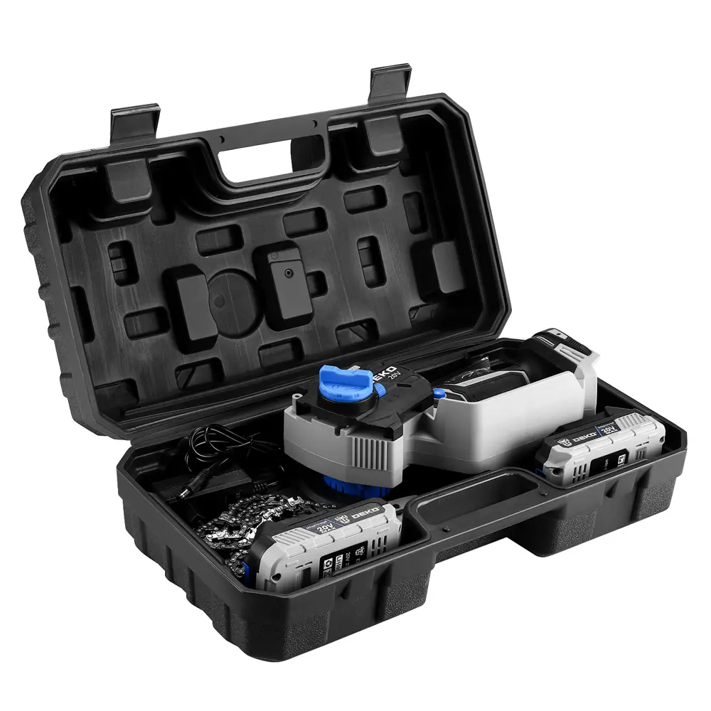 Фото 5 Пила аккумуляторная бесщёточная Deko Dkchs 20v, 2*2.0ah, bmc 20 В шина 15 см 2x2 Ач АКБ и ЗУ в комплекте Фото 5 Пила аккумуляторная бесщёточная Deko Dkchs 20v, 2*2.0ah, bmc 20 В шина 15 см 2x2 Ач АКБ и ЗУ в комплекте