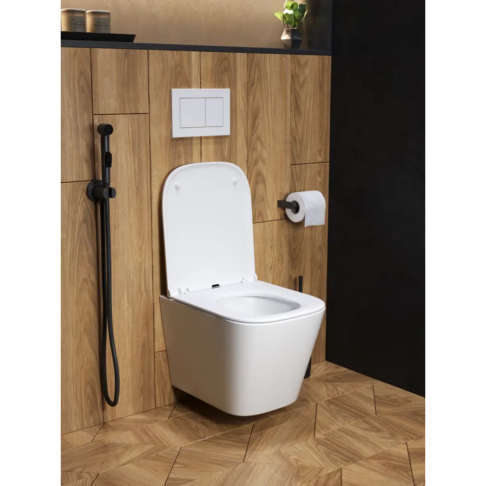 Фото 8 Унитаз подвесной Watersense Eva S безободковый быстросъемное сиденье микролифт Фото 8 Унитаз подвесной Watersense Eva S безободковый быстросъемное сиденье микролифт