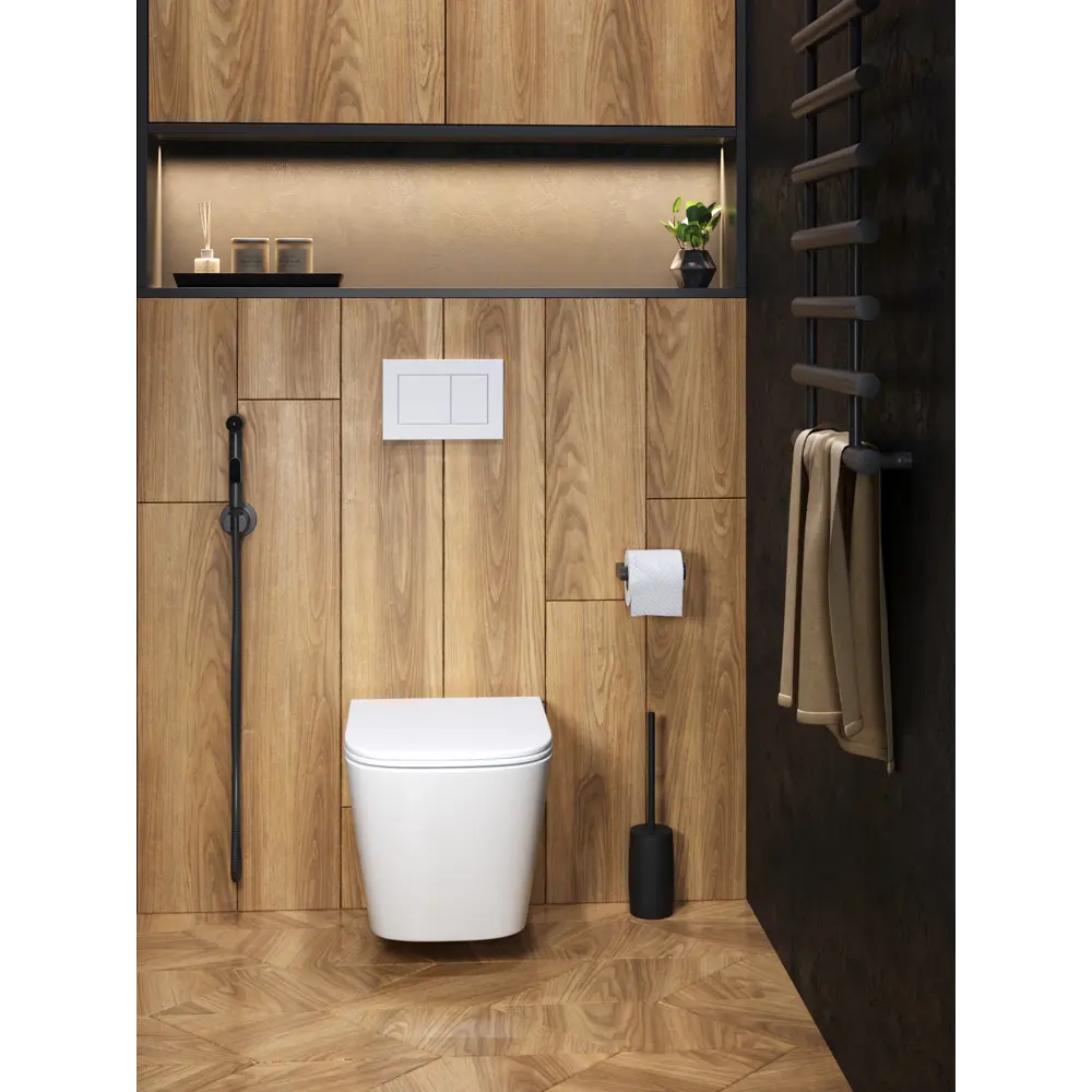 Фото 6 Унитаз подвесной Watersense Eva S безободковый быстросъемное сиденье микролифт Фото 6 Унитаз подвесной Watersense Eva S безободковый быстросъемное сиденье микролифт