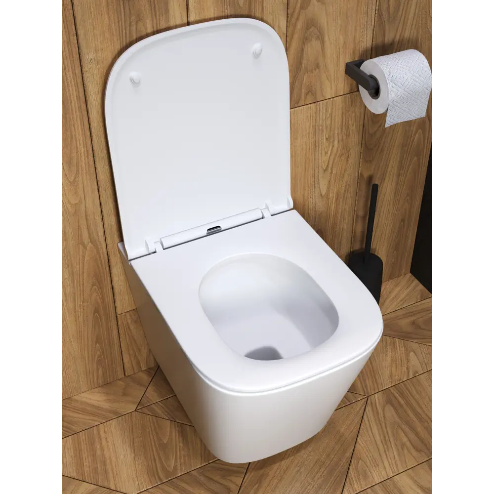 Фото 7 Унитаз подвесной Watersense Eva S безободковый быстросъемное сиденье микролифт Фото 7 Унитаз подвесной Watersense Eva S безободковый быстросъемное сиденье микролифт