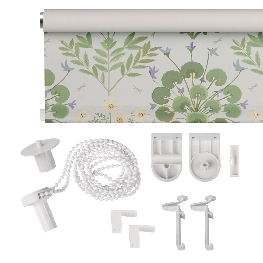 Фото 4 Рулонная штора блэкаут Prakto Зеленый чай9403219063, 95x160см, цвет зеленый