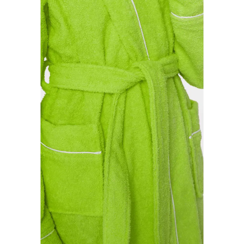 Фото 3 Банный халат Everliness 401-134-СЛ размер 9 лет цвет зеленый Фото 3 Банный халат Everliness 401-134-СЛ размер 9 лет цвет зеленый