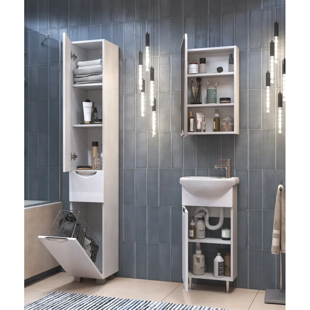 Фото 8 Тумба с раковиной напольная Vigo Callao tn.CAL.NEO.40.1D 40 см цвет белый