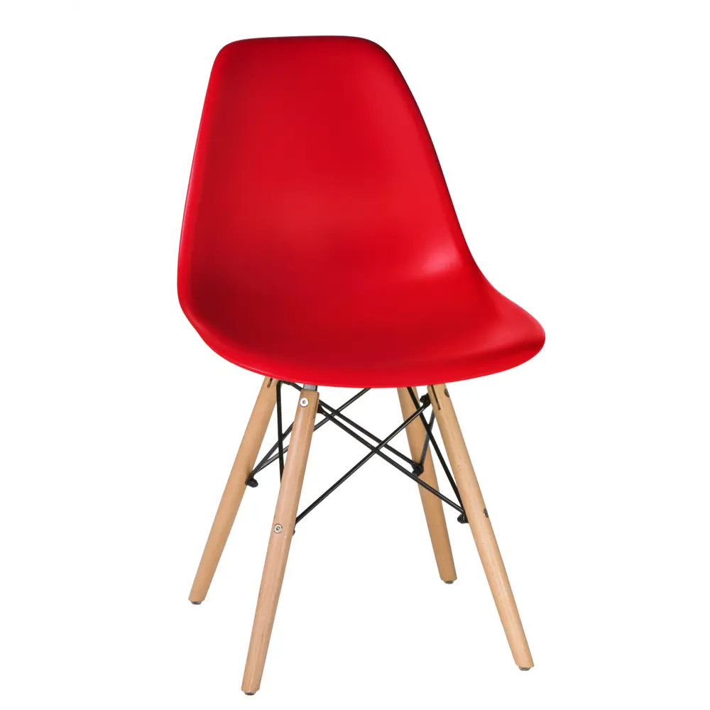 Фото 2 Комплект кухонных стульев 4 шт Dobrin Dsw lmzl-pp638 46x46x53 см пластик цвет красный Фото 2 Комплект кухонных стульев 4 шт Dobrin Dsw lmzl-pp638 46x46x53 см пластик цвет красный