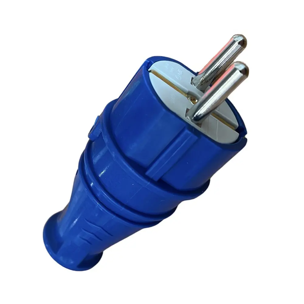 Фото 3 Розетка тройная с вилкой NVO-KI-COMBI-K-3-V-16-54-BLUE с заземлением и крышкой 230 В 16 A цвет синий Фото 3 Розетка тройная с вилкой NVO-KI-COMBI-K-3-V-16-54-BLUE с заземлением и крышкой 230 В 16 A цвет синий
