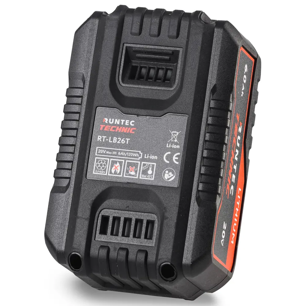 Фото 2 Аккумулятор Runtec RT-LB26T, 20 В Li-Ion 6 Ач Фото 2 Аккумулятор Runtec RT-LB26T, 20 В Li-Ion 6 Ач