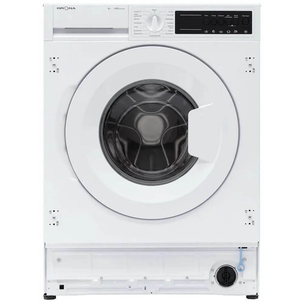Фото Встраиваемая стиральная машина Krona Zimmer 1400 8k white 59.74x81.74x54.43 см 8 кг цвет белый Фото Встраиваемая стиральная машина Krona Zimmer 1400 8k white 59.74x81.74x54.43 см 8 кг цвет белый