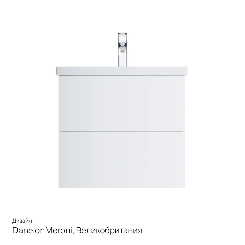 Фото 12 Тумба под раковину подвесная Am.pm M90FHX0602WC060WG-P22 60см цвет белый Фото 12 Тумба под раковину подвесная Am.pm M90FHX0602WC060WG-P22 60см цвет белый
