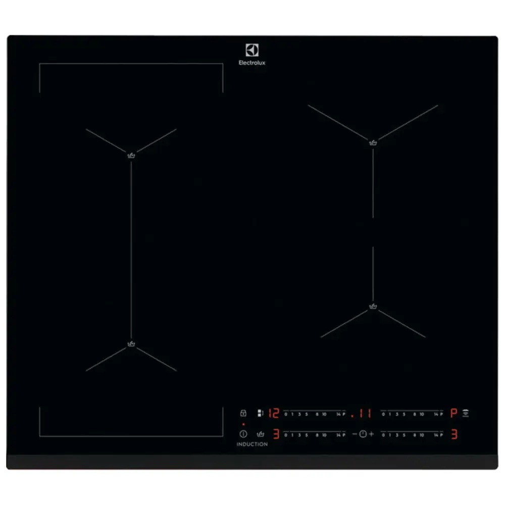 Фото Электрическая варочная панель Electrolux EIS62449 59 см 4 конфорки цвет черный Фото Электрическая варочная панель Electrolux EIS62449 59 см 4 конфорки цвет черный