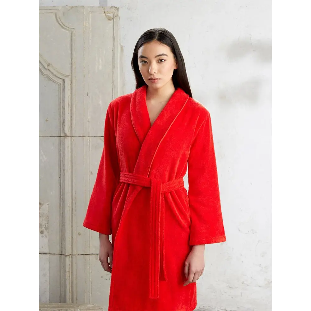 Фото Банный халат Kenzo Iconic Rouge размер m цвет красный Фото Банный халат Kenzo Iconic Rouge размер m цвет красный