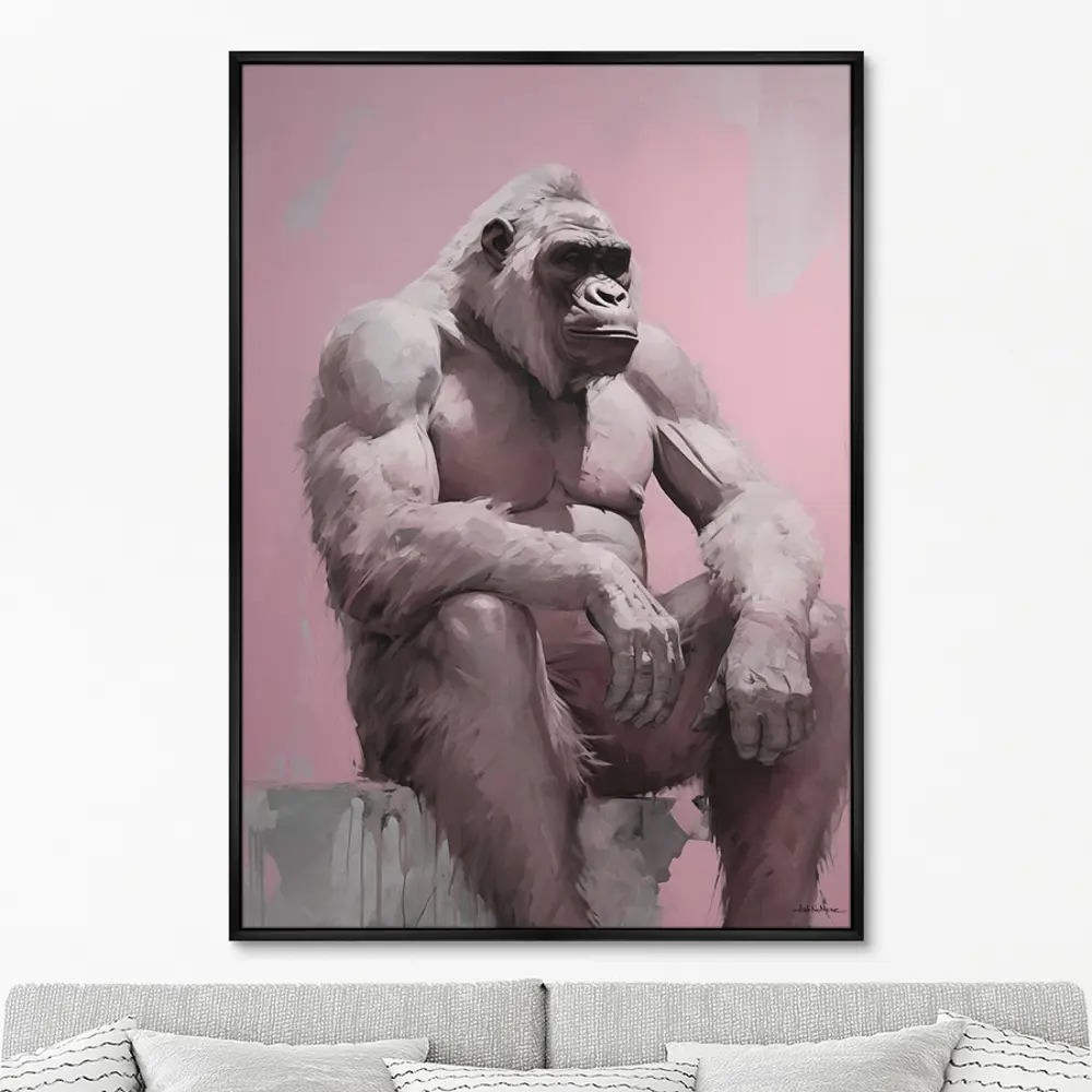Фото Картина Artnomore The Gorilla No 1 2024г. AR-777001011 75x105 см Фото Картина Artnomore The Gorilla No 1 2024г. AR-777001011 75x105 см