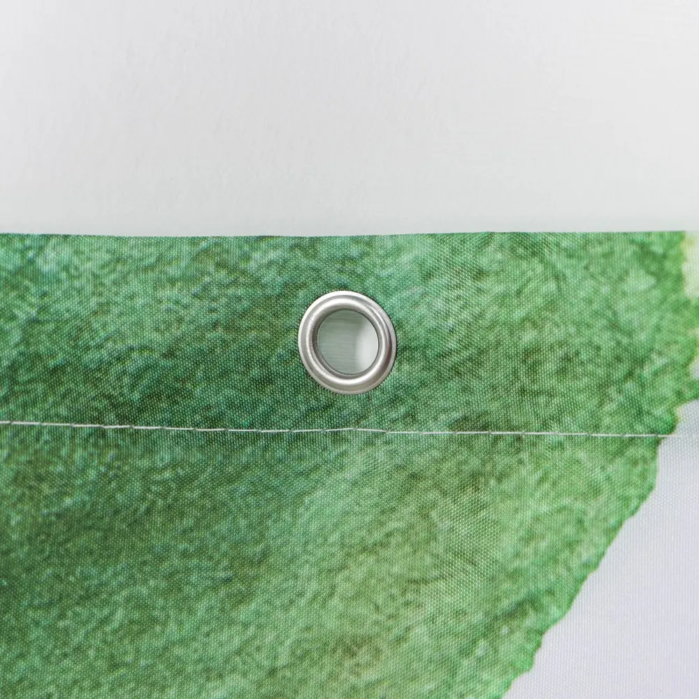 Фото 3 Шторка для ванной комнаты Доляна 7087219 180x180см цвет зеленый Фото 3 Шторка для ванной комнаты Доляна 7087219 180x180см цвет зеленый