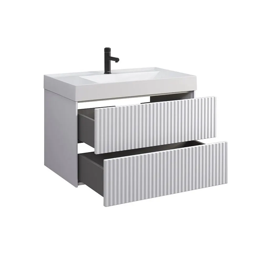 Фото 4 Тумба под раковину с раковиной BELUX Сиртаки НП 85-02(1) левая подвесная Фото 4 Тумба под раковину с раковиной BELUX Сиртаки НП 85-02(1) левая подвесная