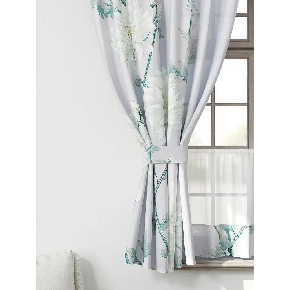 Фото 3 Комплект штор Comfy way Иномик - 54 CW705054-160 на шторной ленте 160x150 см цвет синий Фото 3 Комплект штор Comfy way Иномик - 54 CW705054-160 на шторной ленте 160x150 см цвет синий