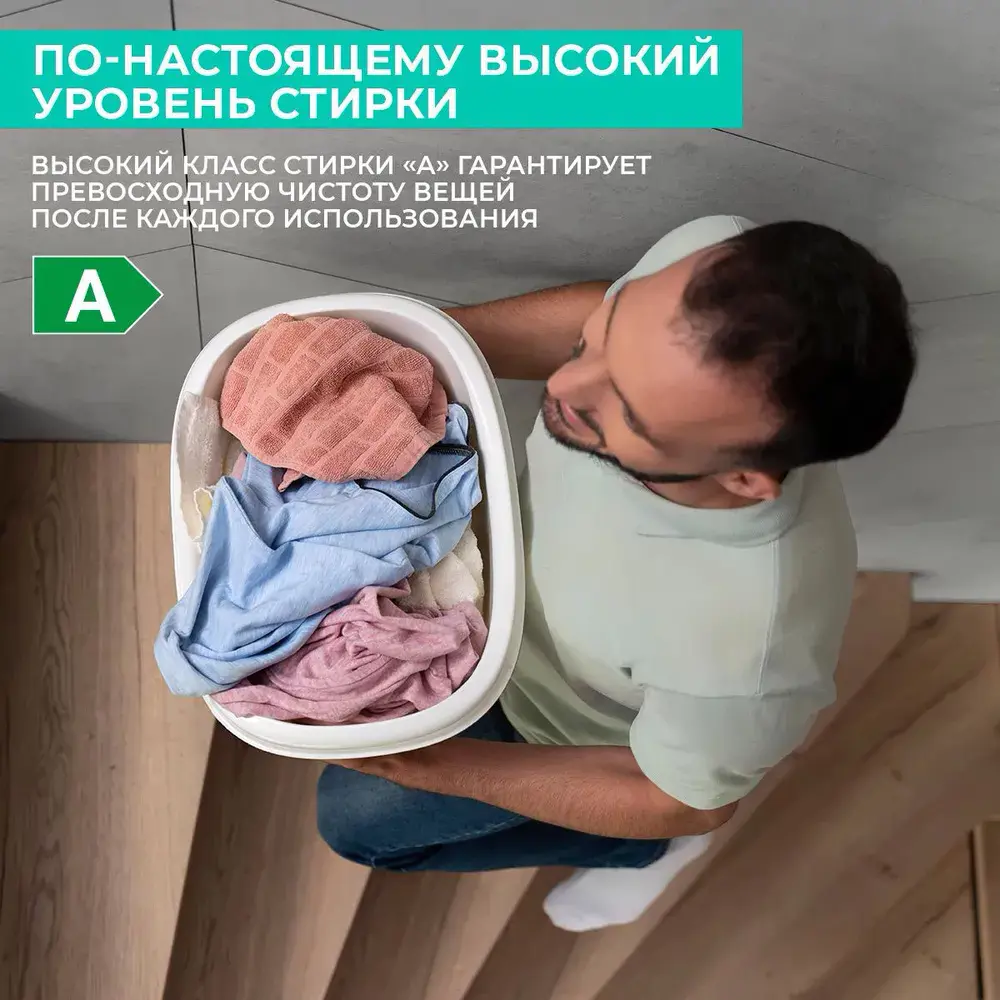 Фото 7 Стиральная машина Timberk T-Wm7Dc14Q33 59.50x85x48 см 7 кг цвет белый Фото 7 Стиральная машина Timberk T-Wm7Dc14Q33 59.50x85x48 см 7 кг цвет белый