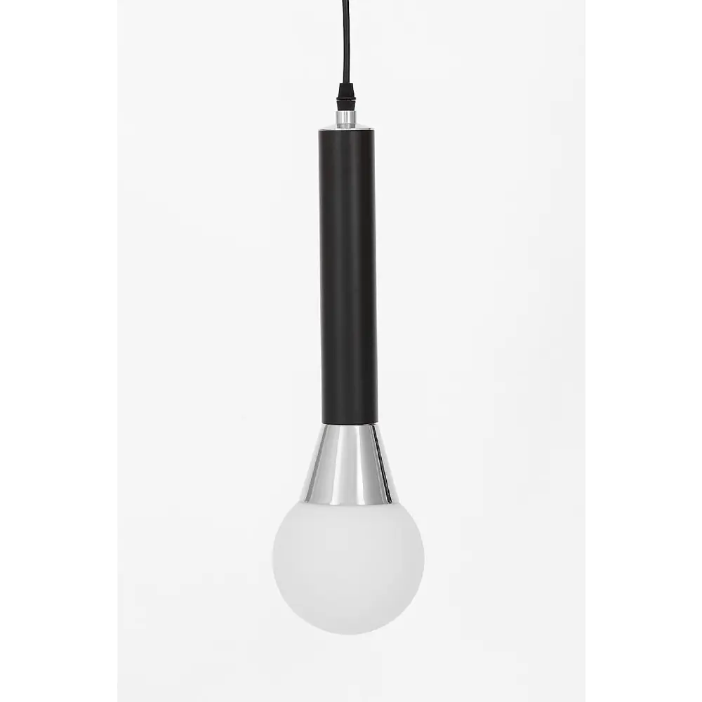 Фото 2 Светильник подвесной Lumina Deco Folino Ldp 7012-1b bk+chr 1 лампа 5.6 м² цвет белый Фото 2 Светильник подвесной Lumina Deco Folino Ldp 7012-1b bk+chr 1 лампа 5.6 м² цвет белый