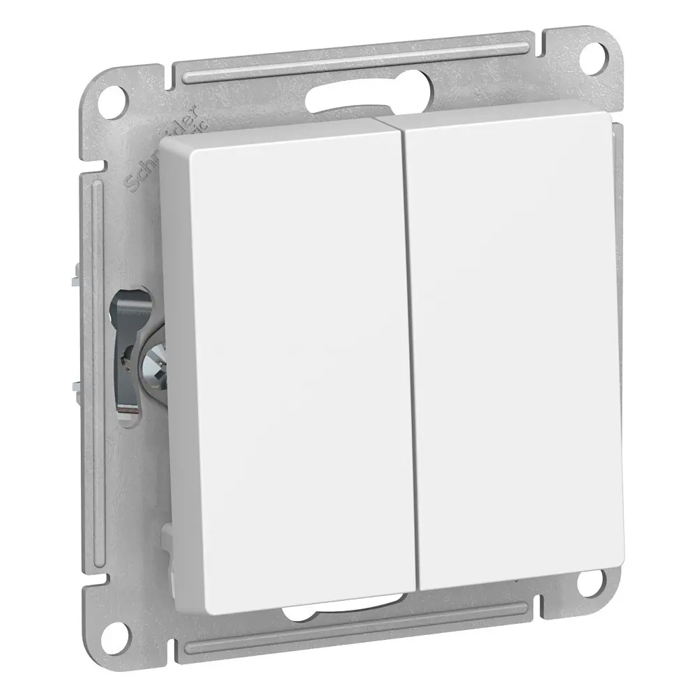 Фото Переключатель встраиваемый Systeme Electric AtlasDesign ATN000165 1 клавиша цвет белый Фото Переключатель встраиваемый Systeme Electric AtlasDesign ATN000165 1 клавиша цвет белый