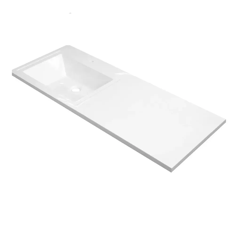 Фото 4 Тумба с раковиной RUVANN VIRTA 60 раковина Космос 120 левый в ванную напольная цвет дуб вотан, графит софт Фото 4 Тумба с раковиной RUVANN VIRTA 60 раковина Космос 120 левый в ванную напольная цвет дуб вотан, графит софт